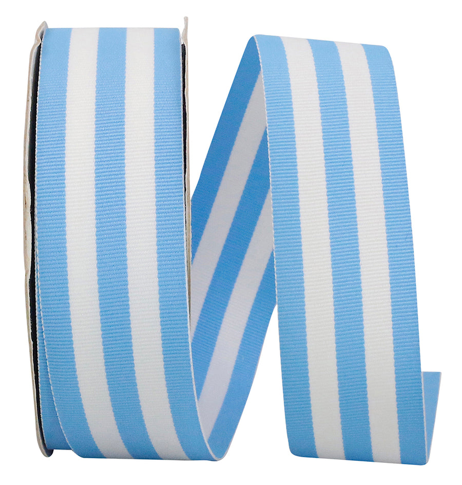 Light 1-1 2 Inch Grosgrain Stripes Ribbon Rd for Wreaths & Bows