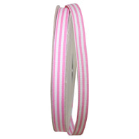 Pink 3 8 Inch Grosgrain Stripes Ribbon Rd for Wreaths & Bows
