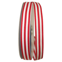 Red 5 8 Inch Grosgrain Stripes Ribbon Rd for Wreaths & Bows