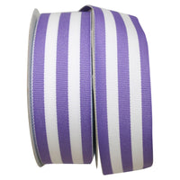 Lavender 1-1 2 Inch Grosgrain Stripes Ribbon Rd for Wreaths & Bows