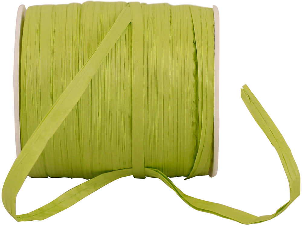 Citrus 1/4 Inch Paper Raffia 100Yds Firm Finish