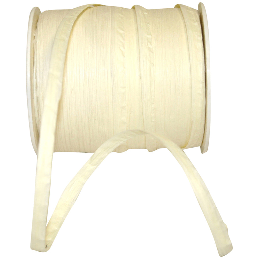 Ivory Paper Raffia 1/4 Inch 100Yds