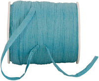 Turquoise Paper Raffia 1/4 Inch 100Yds
