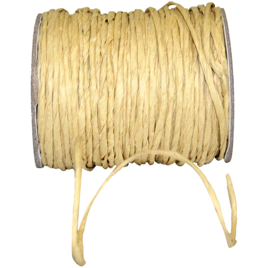Wired Raffia Straw 1/8 Inch 100Yds Paper