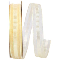 Ivory 5 8 Inch Corsage Cutie Ribbon for Wreaths & Bows