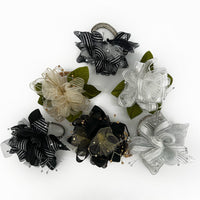 12 Piece Premade Glamour Ribbon Corsages – 254484 GLAMOUR PREMADE ASST 12 PC