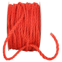 Red Jute Cord 1/8 Inch 25Yds Firm Finish