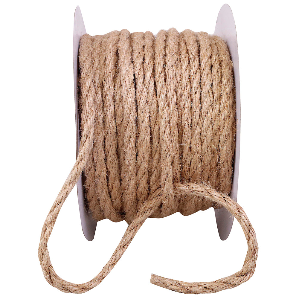 Natural Jute Cord 1/4 Inch 25 Yards