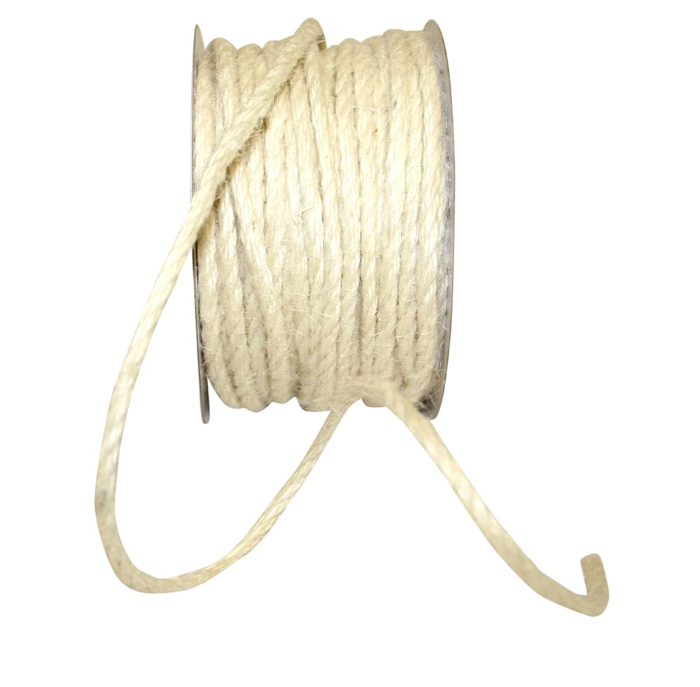 Ivory Jute Cord 1/8 Inch 25 Yards