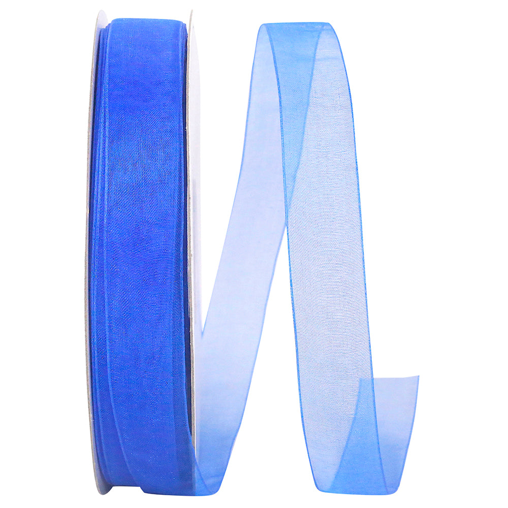 Royal Chiffon Mono Sheer Ribbon 7/8 Inch for Wreaths