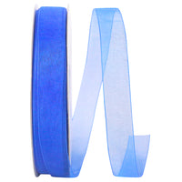 Royal Chiffon Mono Sheer Ribbon 7/8 Inch for Wreaths