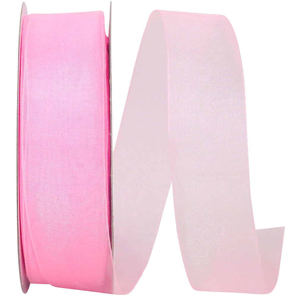 Chiffon Mono Sheer Ribbon Light 1-1/2 Inch for Wreaths
