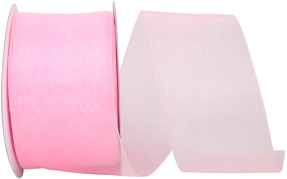 Chiffon Sheer Ribbon Light 2-1/2 Inch for Wreaths and Bows