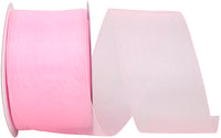 Chiffon Sheer Ribbon Light 2-1/2 Inch for Wreaths and Bows