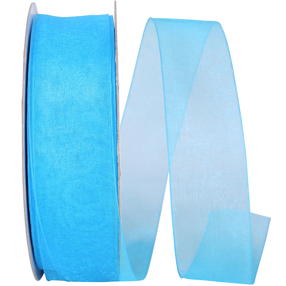 Chiffon Mono Sheer Ribbon Robins 1-1/2 Inch for Bows