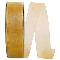 Chiffon Mono Sheer Ribbon Old 1-1/2 Inch for Wreaths