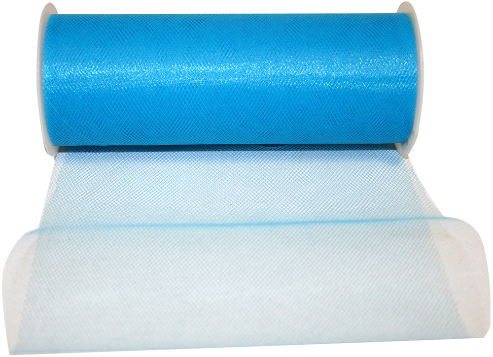 Turquoise Tulle Ribbon 6 Inch for Wreaths and Bows