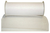 Glitter Tulle Ribbon White 6 Inch for Wreaths and Bows