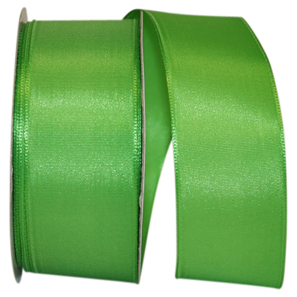 Rhapsody Taffeta Grace Wired Edge Ribbon Apple 1-1/2 Inch