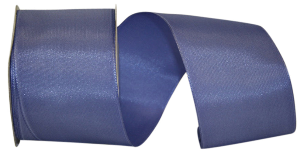 Rhapsody Taffeta Grace Wired Edge Ribbon Iris 2-1/2 Inch