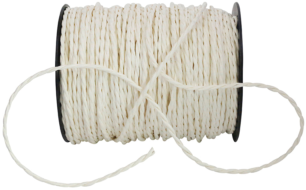White 3 32 Inch Twisted Paper Cord