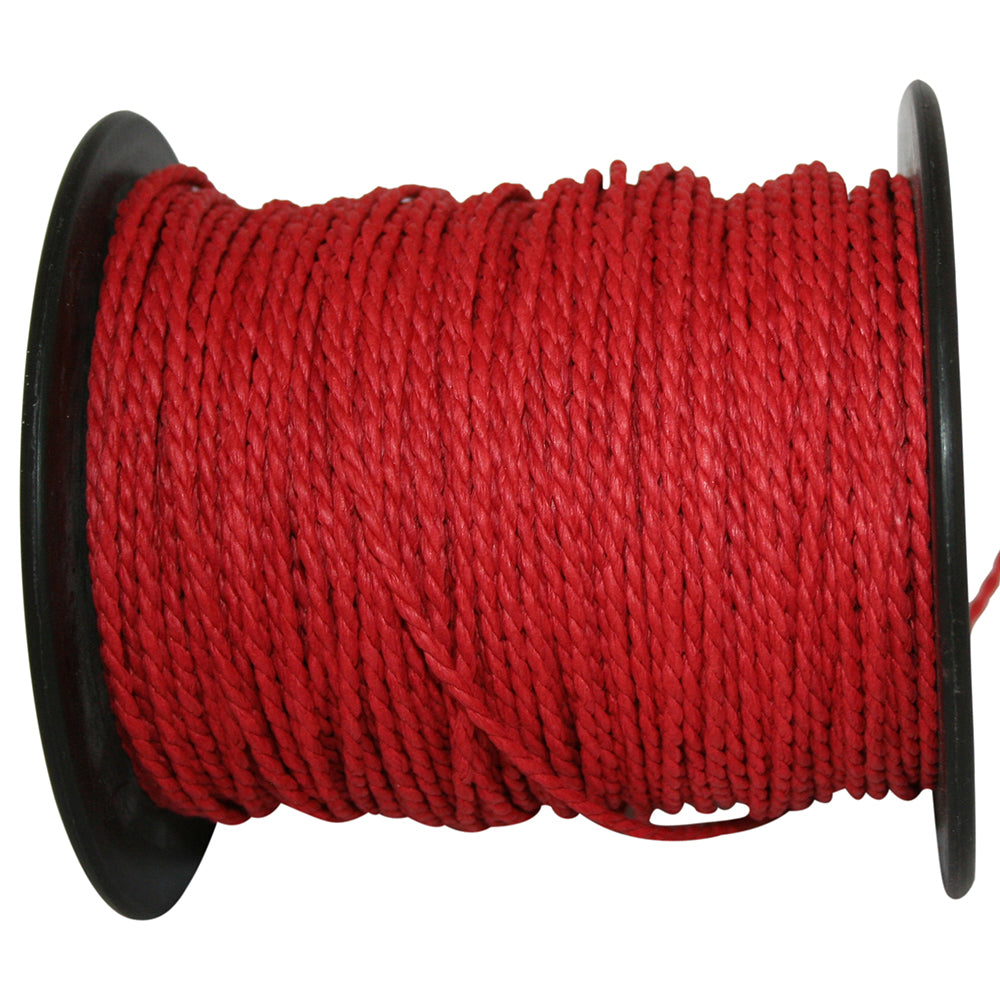 Red 3 32 Inch Twisted Paper Cord