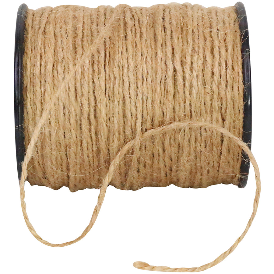 Natural Jute Cord 2.8 mm 100Yds Firm Finish