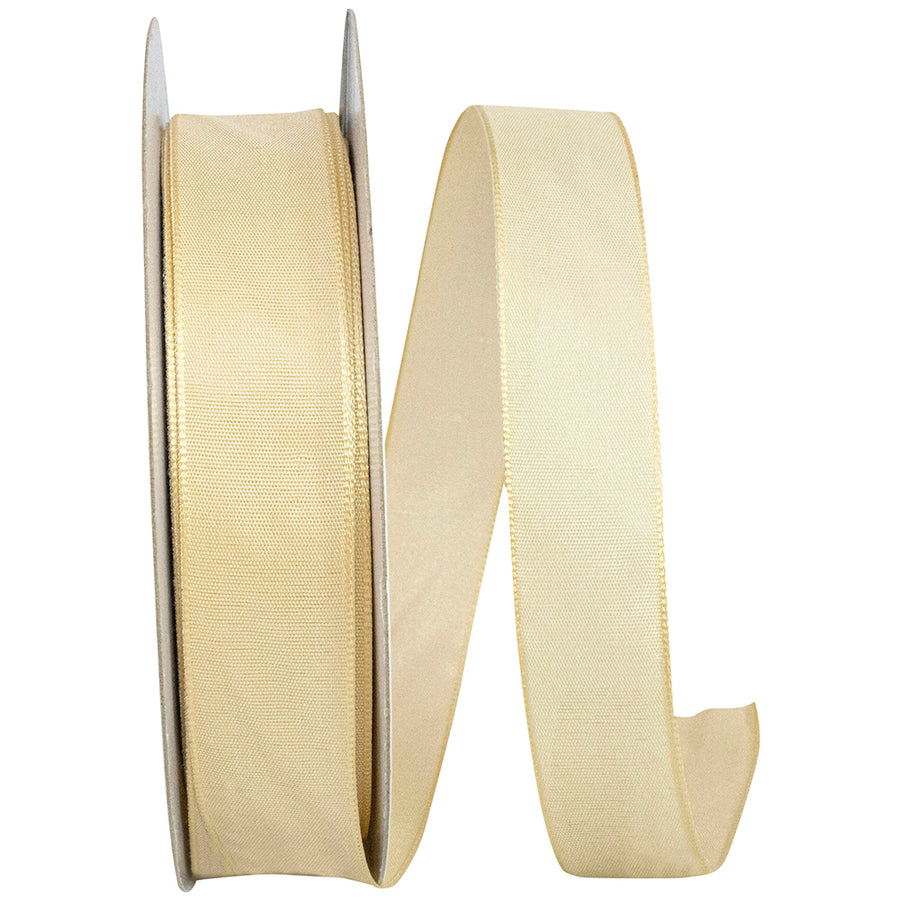 Natural 7 8 Inch Linen Touch Mono Ribbon for Wreaths & Bows