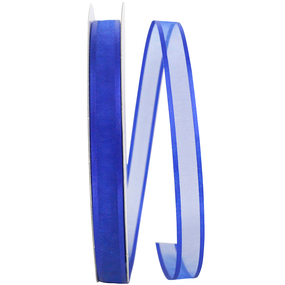 Royal 5 8 Inch Sheer Satin Edge Ribbon for Wreaths & Bows