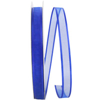 Royal 5 8 Inch Sheer Satin Edge Ribbon for Wreaths & Bows