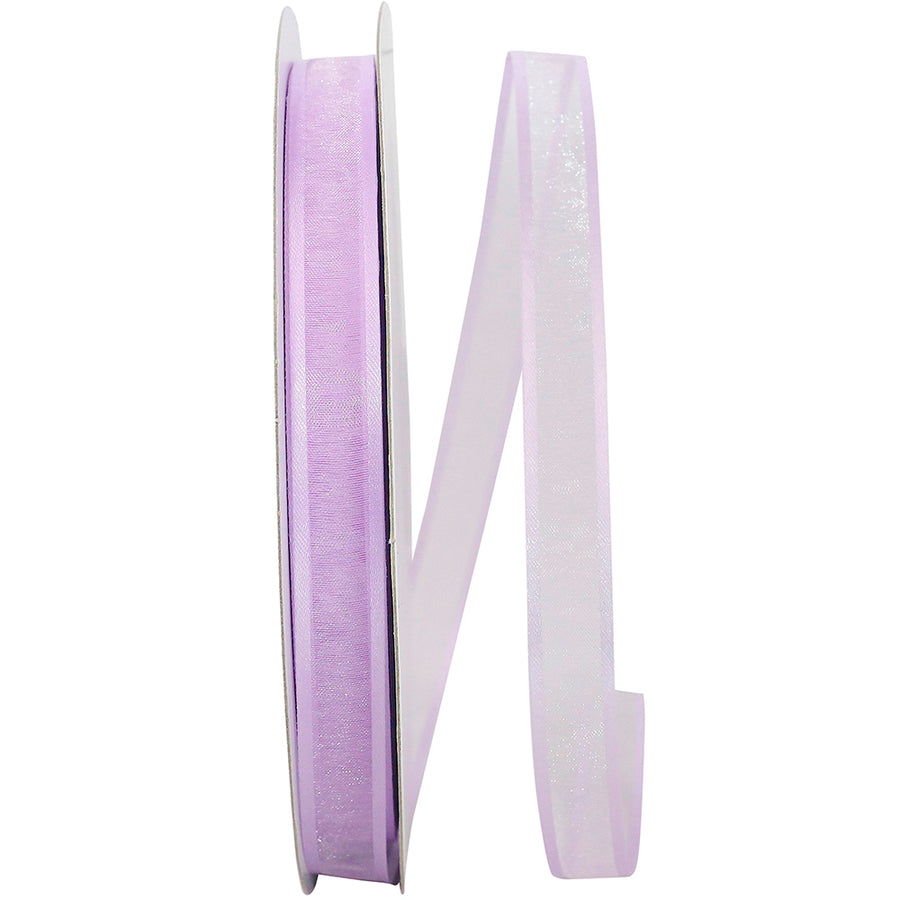 Orchid 5 8 Inch Sheer Satin Edge Ribbon for Wreaths & Bows