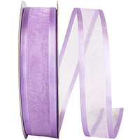 Orchid 1-1 2 Inch Sheer Satin Edge Ribbon for Wreaths & Bows