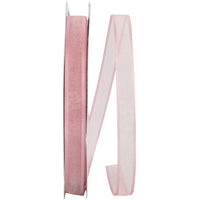 Dusty 5 8 Inch Sheer Satin Edge Ribbon for Wreaths & Bows