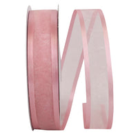 Dusty 1-1 2 Inch Sheer Satin Edge Ribbon for Wreaths & Bows