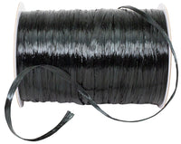 Black Rayon Raffia Prime 1/4 Inch 100Yds