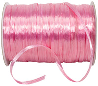 Pink Raffia 1/4 Inch Rayon for Crafting Projects