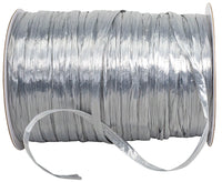 Silver Raffia Prime 1/4 Inch Rayon Pearl