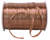 Raffia Prime Bronze 1/4 Inch Rayon Pearl 100Yds