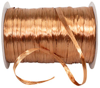 Copper Raffia Prime 1/4 Inch Rayon - Pearl