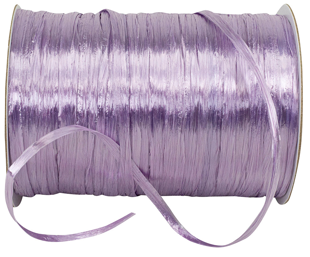 Lavender Raffia Prime 1/4 Inch Rayon Pearl