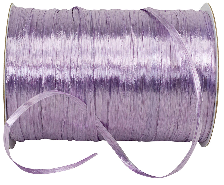 Lavender Raffia Prime 1/4 Inch Rayon Pearl