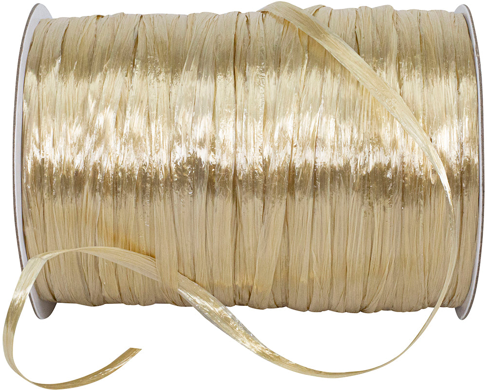Raffia Prime Oatmeal 1/4 Inch Rayon - Pearl