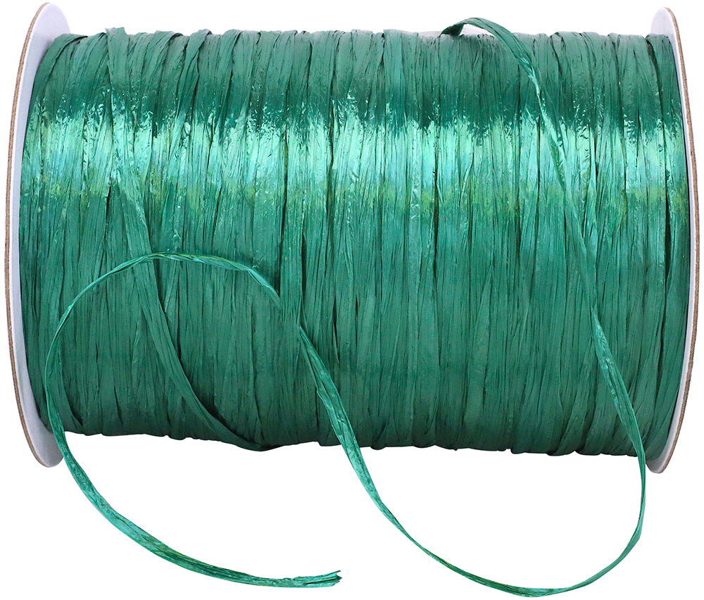 Emerald Raffia Prime 1/4 Inch Rayon - Pearl
