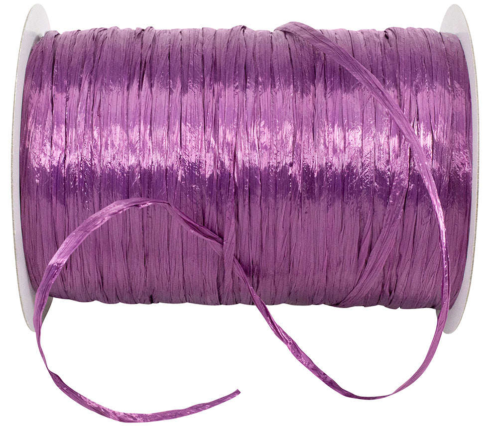 Raffia Prime Plum 1/4 Inch Rayon - Pearl