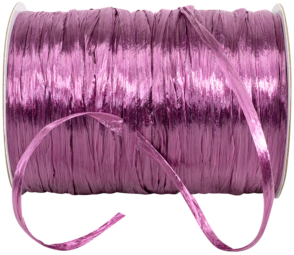 Raffia Prime Grape 1/4 Inch Rayon 100 Yards