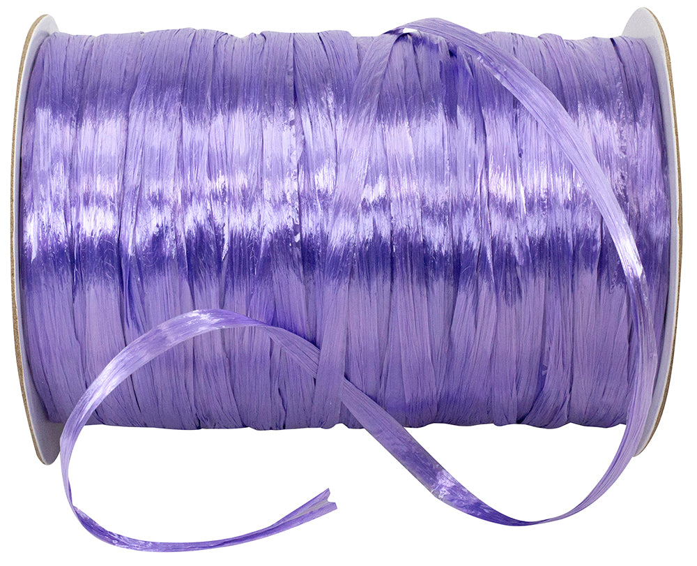 Violet Raffia Prime 1/4 Inch Rayon - Pearl
