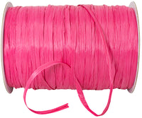 Raffia Prime Red 1/4 Inch Rayon Matte