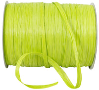 Chartreuse Raffia Prime 1/4 Inch Rayon Matte