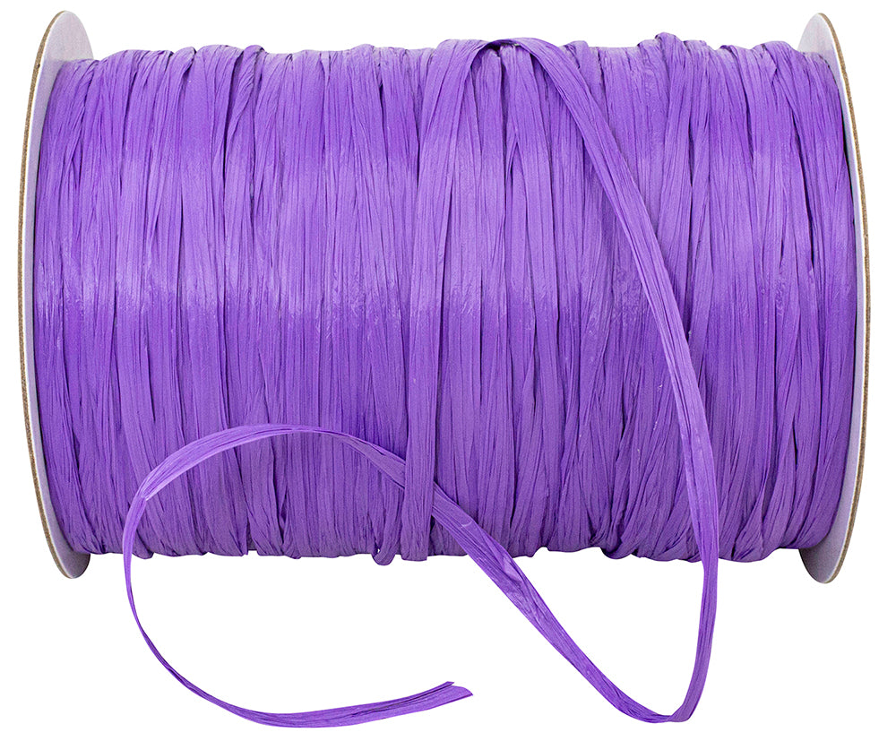 Purple Raffia Prime 1/4 Inch Rayon Matte