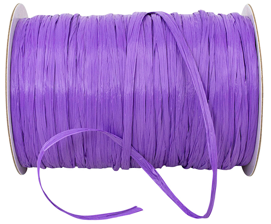 Purple Raffia Prime 1/4 Inch Rayon Matte